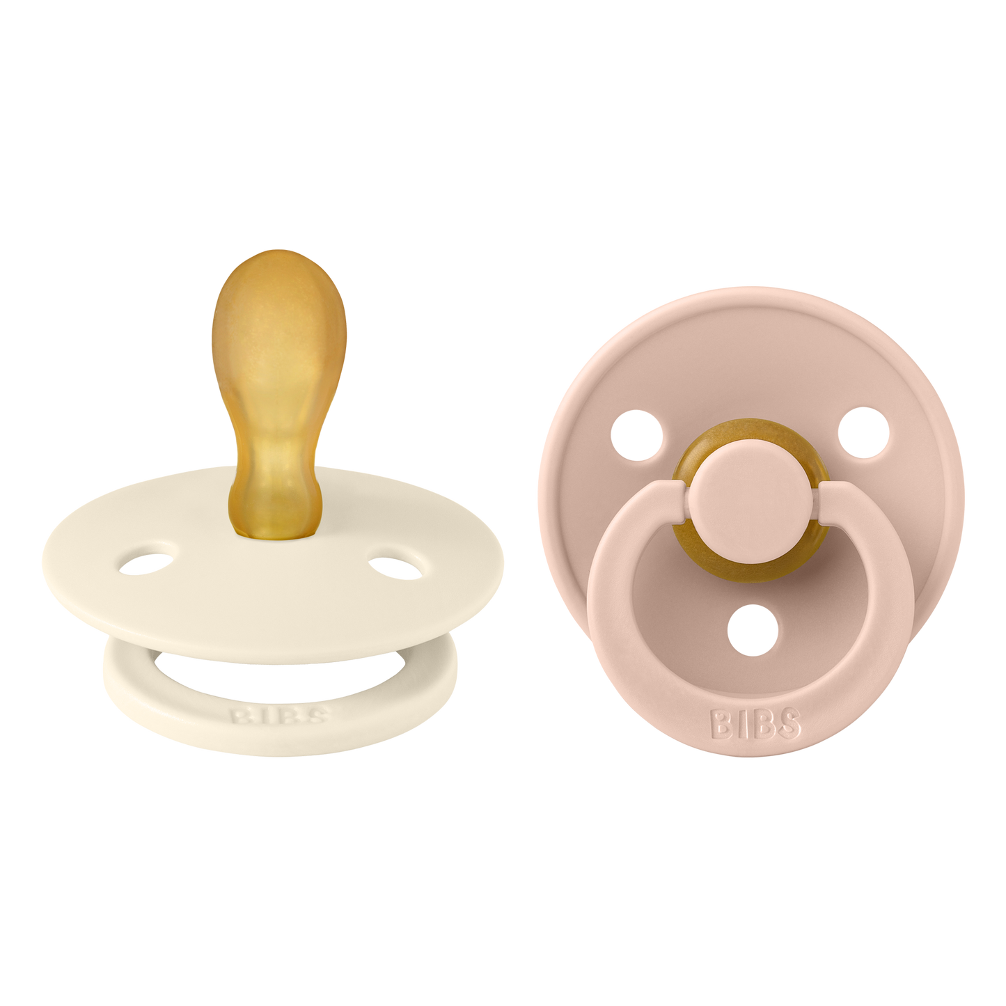 Pack de 2 Chupetes - Ivory & Blush | BIBS
