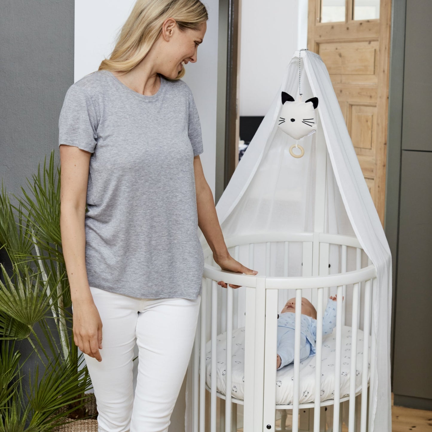 Soporte de Velo para Cuna Sleepi™ (Versión 3) - Natural | Stokke