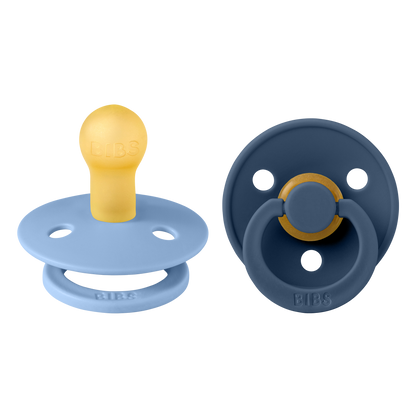Pack de 2 Chupetes - Sky Blue & Steel Blue | BIBS