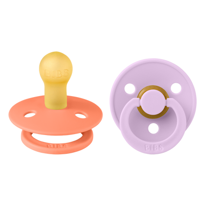 Pack de 2 Chupetes - Papaya & Violet Sky | BIBS
