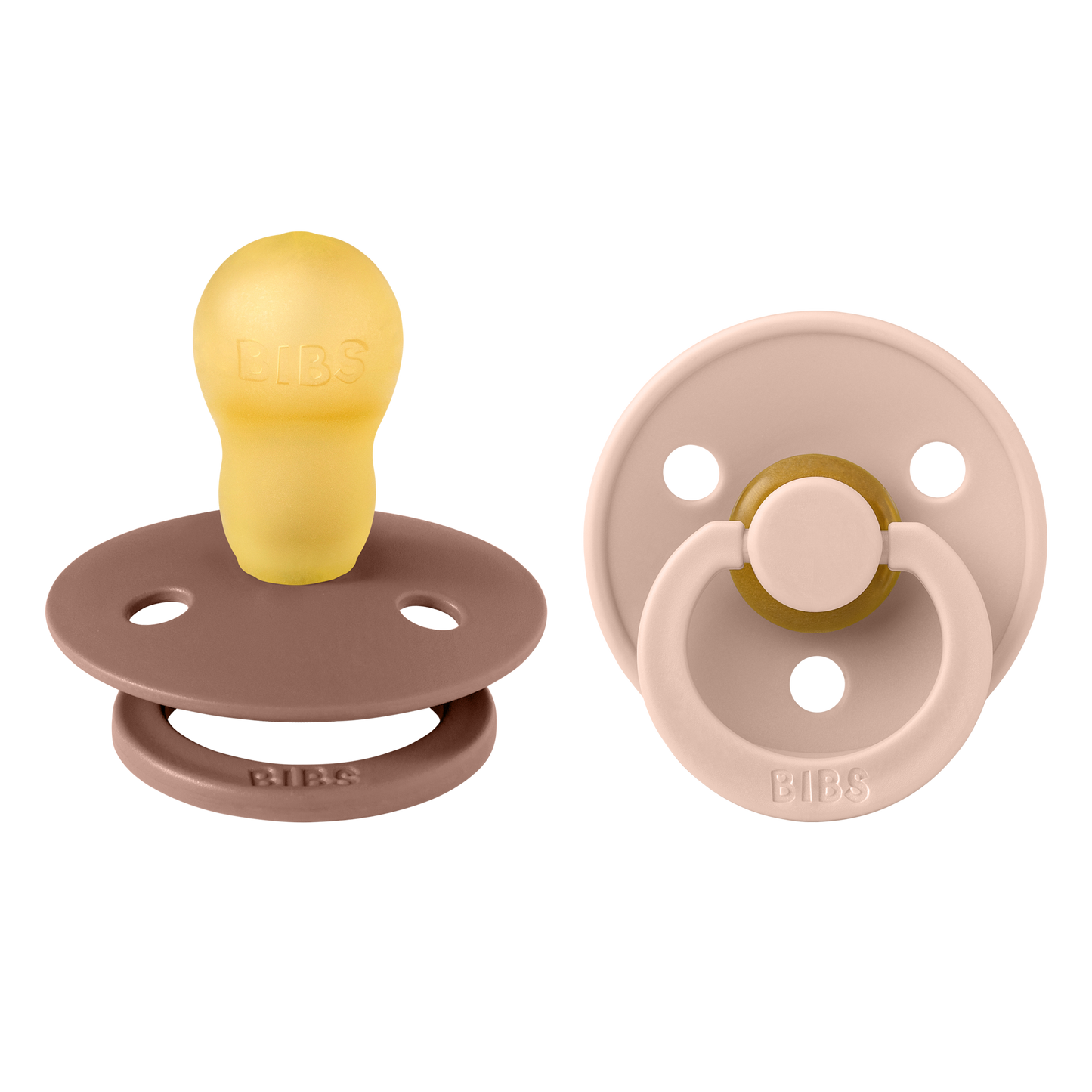 Pack de 2 Chupetes - Blush & Woodchuck | BIBS
