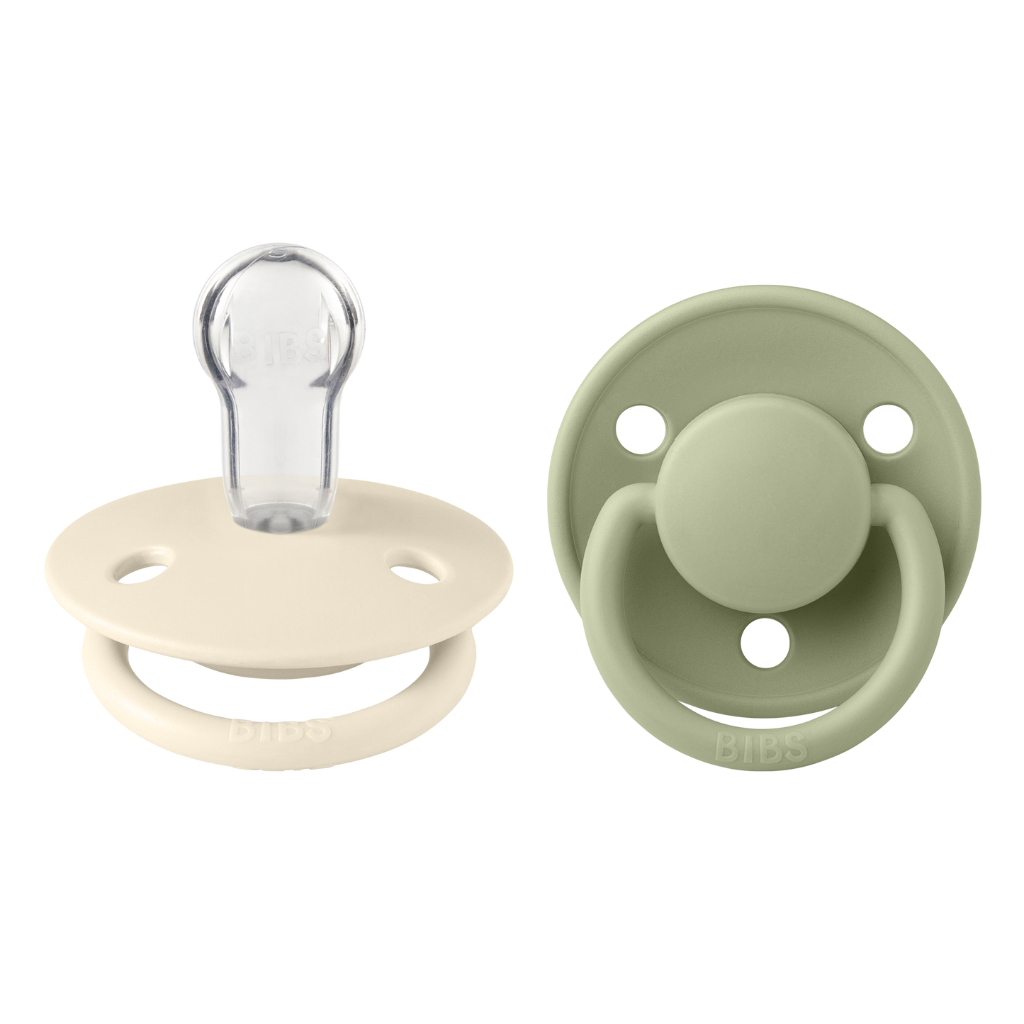 Pack de 2 Chupetes - Ivory & Sage | BIBS