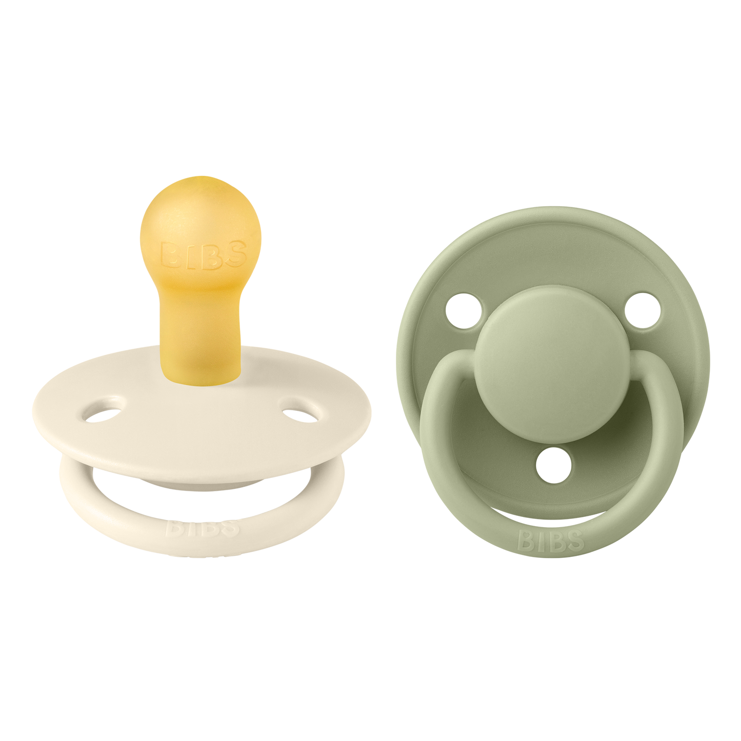Pack de 2 Chupetes - Ivory & Sage | BIBS