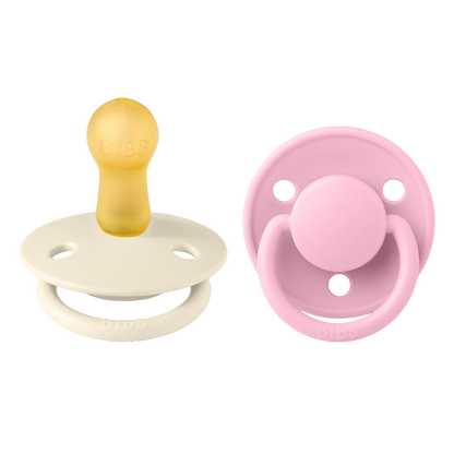 Pack de 2 Chupetes - Ivory & Baby Pink | BIBS