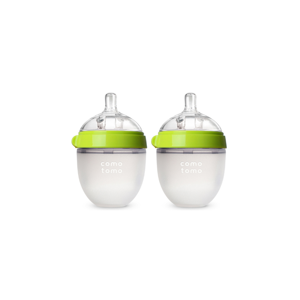 Pack de 2 Mamaderas Comotomo 150ml - Verde | Comotomo