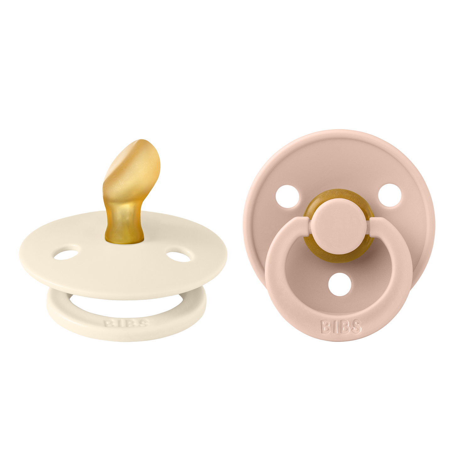 Pack de 2 Chupetes - Ivory & Blush | BIBS