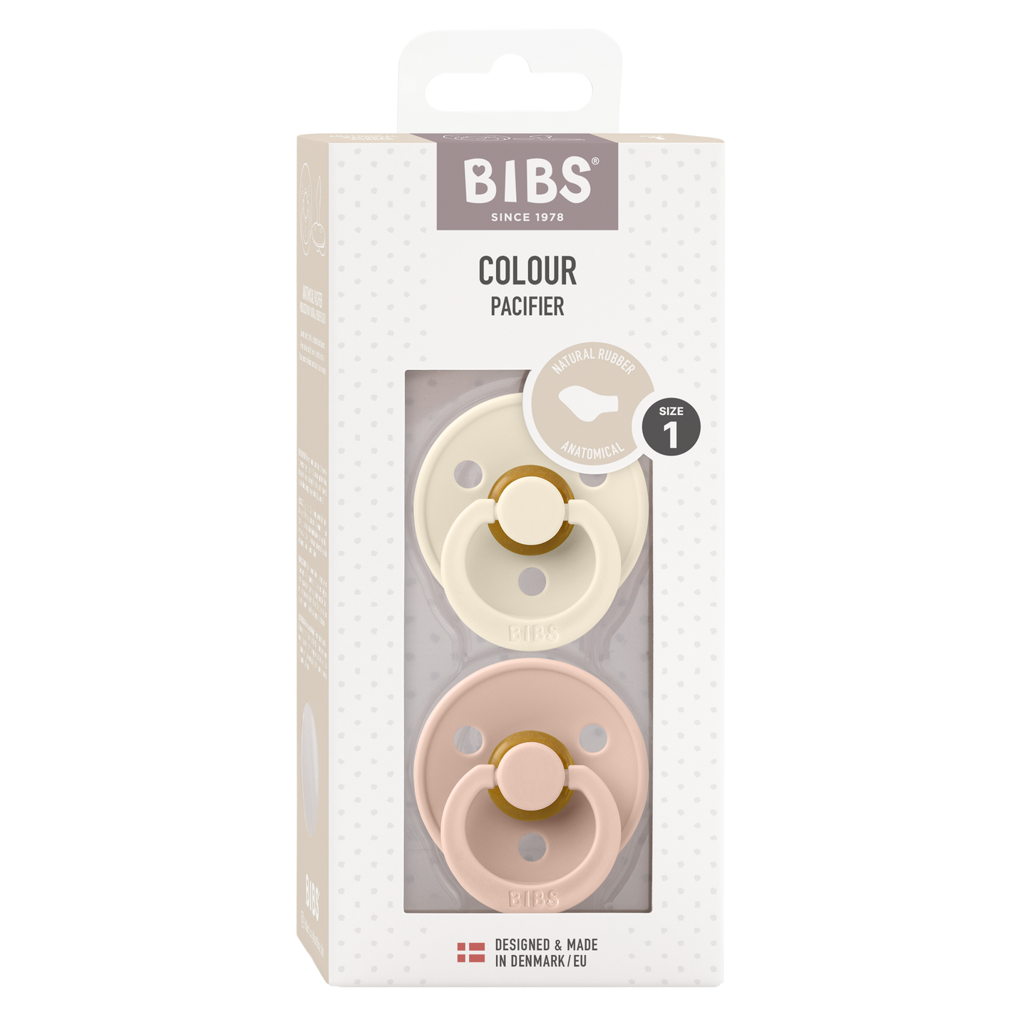 Pack de 2 Chupetes - Ivory & Blush | BIBS