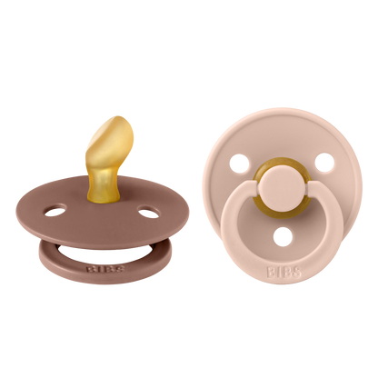 Pack de 2 Chupetes - Blush & Woodchuck | BIBS