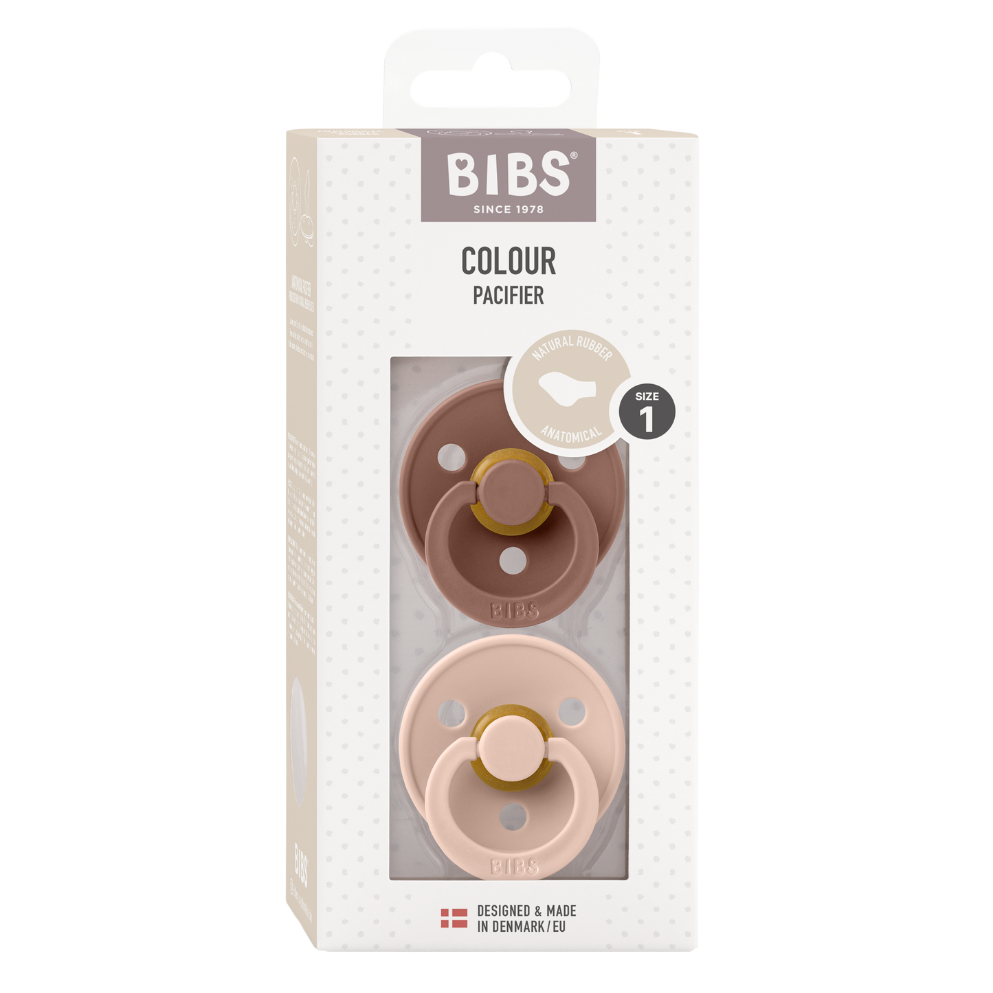 Pack de 2 Chupetes - Blush & Woodchuck | BIBS