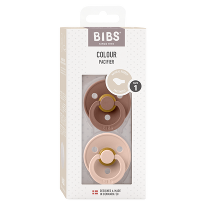 Pack de 2 Chupetes - Blush & Woodchuck | BIBS