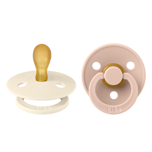 Chupetes Bibs Tetina Simétrica Caucho Set 2 Bpa Free