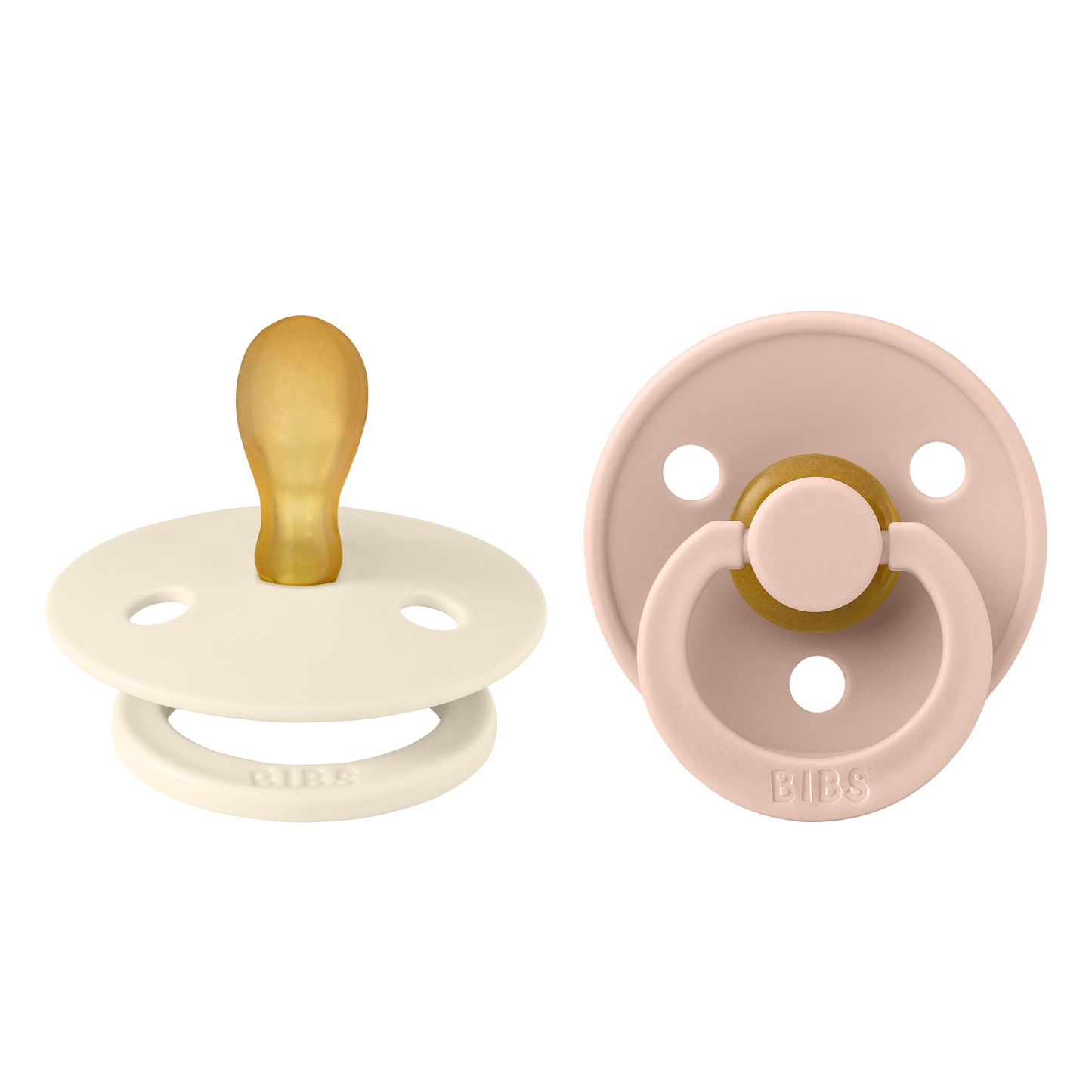 Pack de 2 Chupetes - Ivory & Blush | BIBS