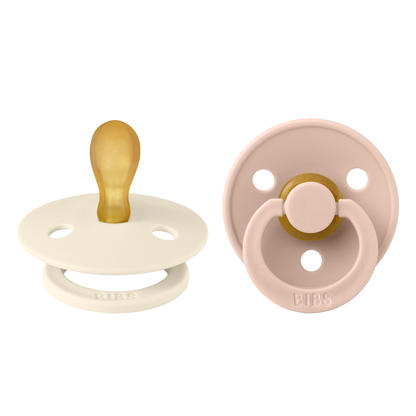 Pack de 2 Chupetes - Ivory & Blush | BIBS
