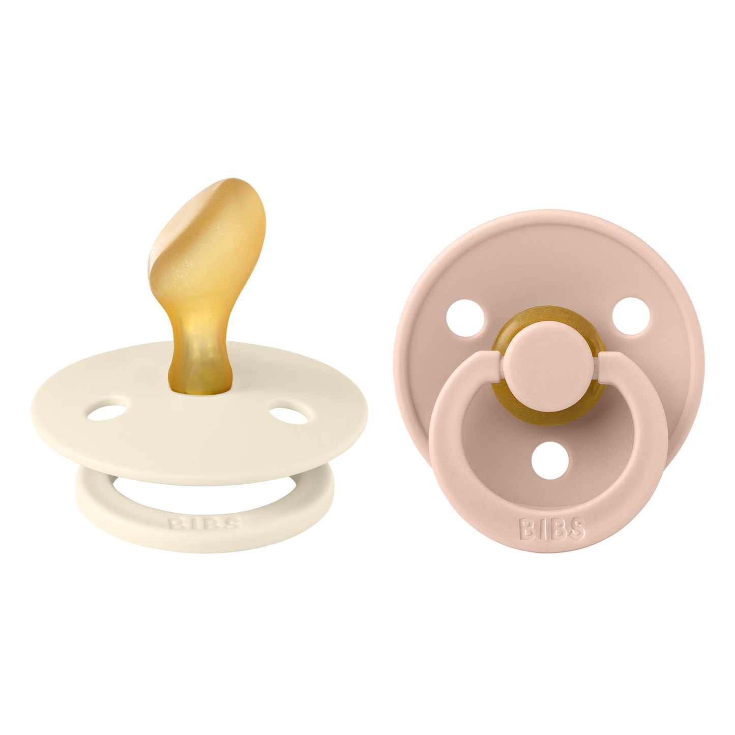 Pack de 2 Chupetes - Ivory & Blush | BIBS