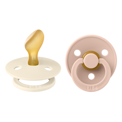 Pack de 2 Chupetes - Ivory & Blush | BIBS