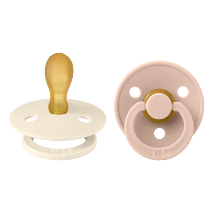Pack de 2 Chupetes - Ivory & Blush | BIBS
