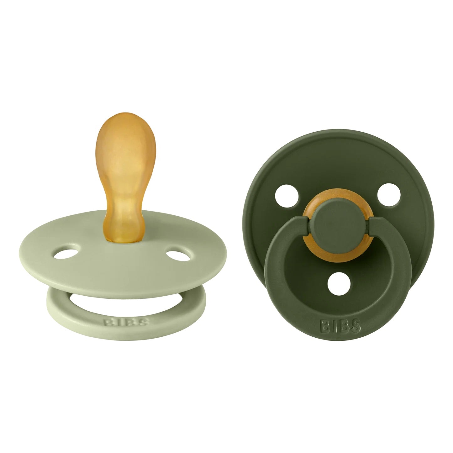Pack de 2 Chupetes - Sage & Hunter Green | BIBS