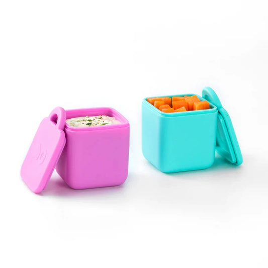 OmieDip - Set de Contenedores Herméticos para OmieBox® - Pink/Teal | Omie