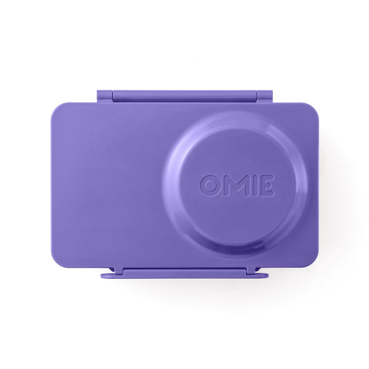 OmieBox® UP – Lonchera Térmica Infantil con Termo Integrado - Galaxy Purple