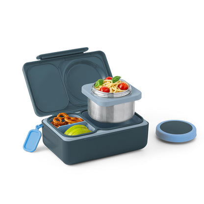 OmieBox® UP – Lonchera Térmica Infantil con Termo Integrado - Graphite