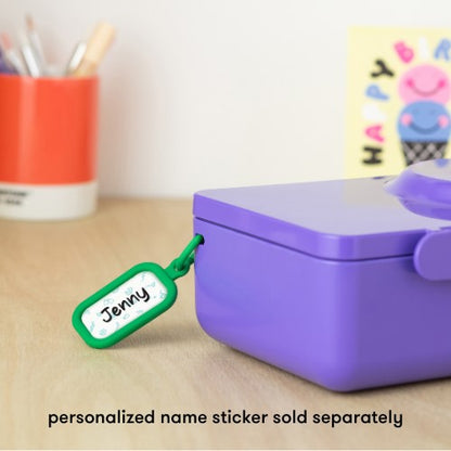 OmieBox® UP – Lonchera Térmica Infantil con Termo Integrado - Galaxy Purple