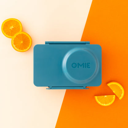 OmieBox® UP – Lonchera Térmica Infantil con Termo Integrado - Teal Green