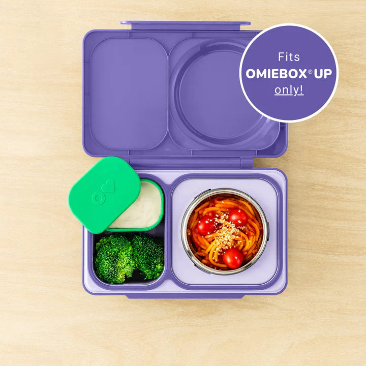 OmieBox UP Dip Containers - Set de Contenedores Herméticos para OmieBox UP® - Purple/Green | Omie