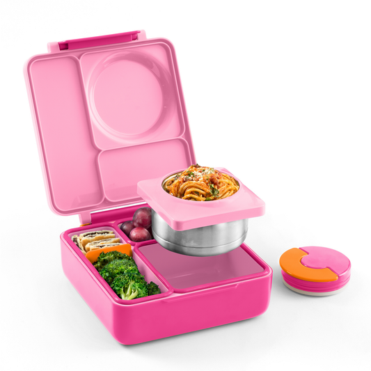 OmieBox® – Lonchera Térmica Infantil con Termo Integrado - Pixie Pink | Omie