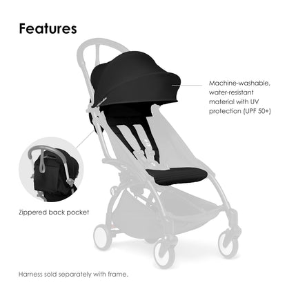 Asiento 6+ para Coche Ultracompacto Stokke® YOYO² - Negro | YOYO