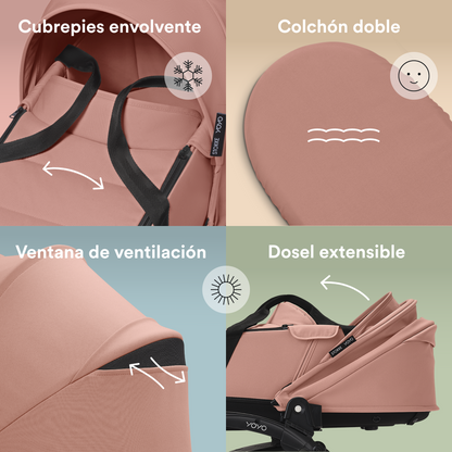 Moisés de Coche Ultracompacto Stokke® YOYO³ - Ginger | YOYO by Stokke