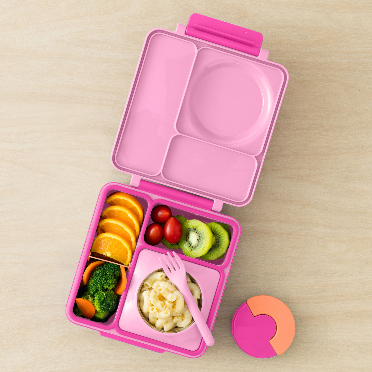 OmieBox® – Lonchera Térmica Infantil con Termo Integrado - Pixie Pink | Omie