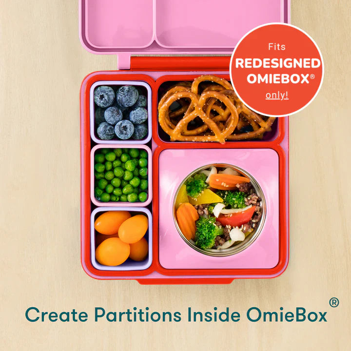 OmieDip - Set de Contenedores Herméticos para OmieBox® - Pink/Purple | Omie