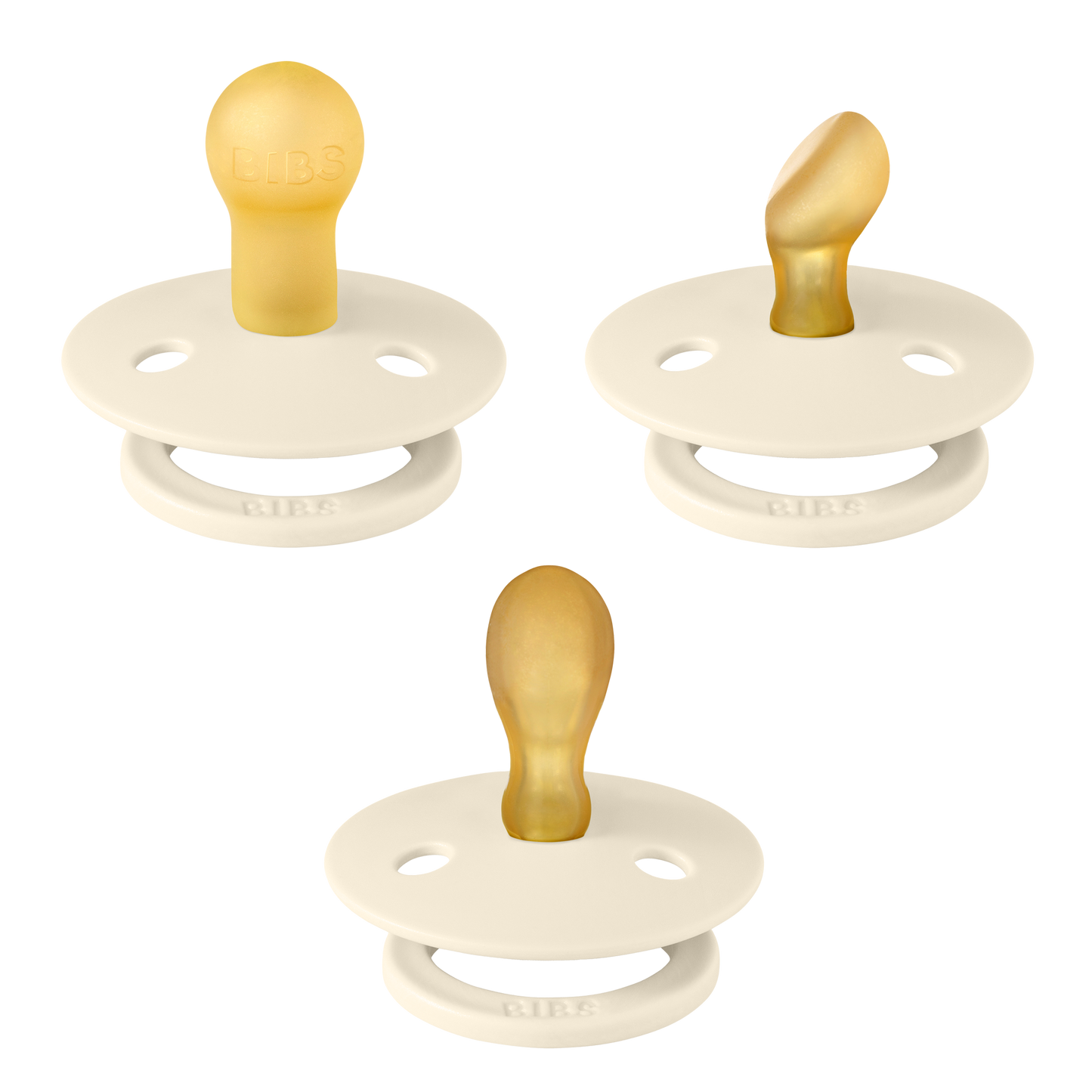Pack de 3 Chupetes - Ivory | BIBS