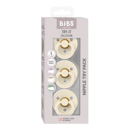 Pack de 3 Chupetes - Ivory | BIBS