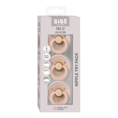 Pack de 3 Chupetes - Blush | BIBS