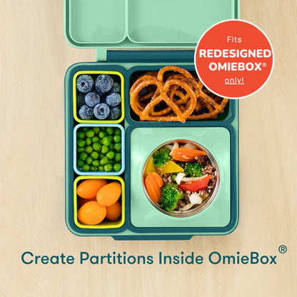 OmieDip - Set de Contenedores Herméticos para OmieBox® - Blue/Lime | Omie