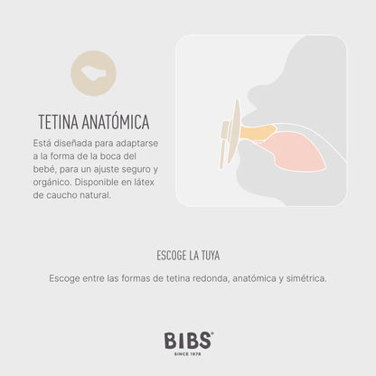 Pack de 2 Chupetes - Ivory & Blush | BIBS