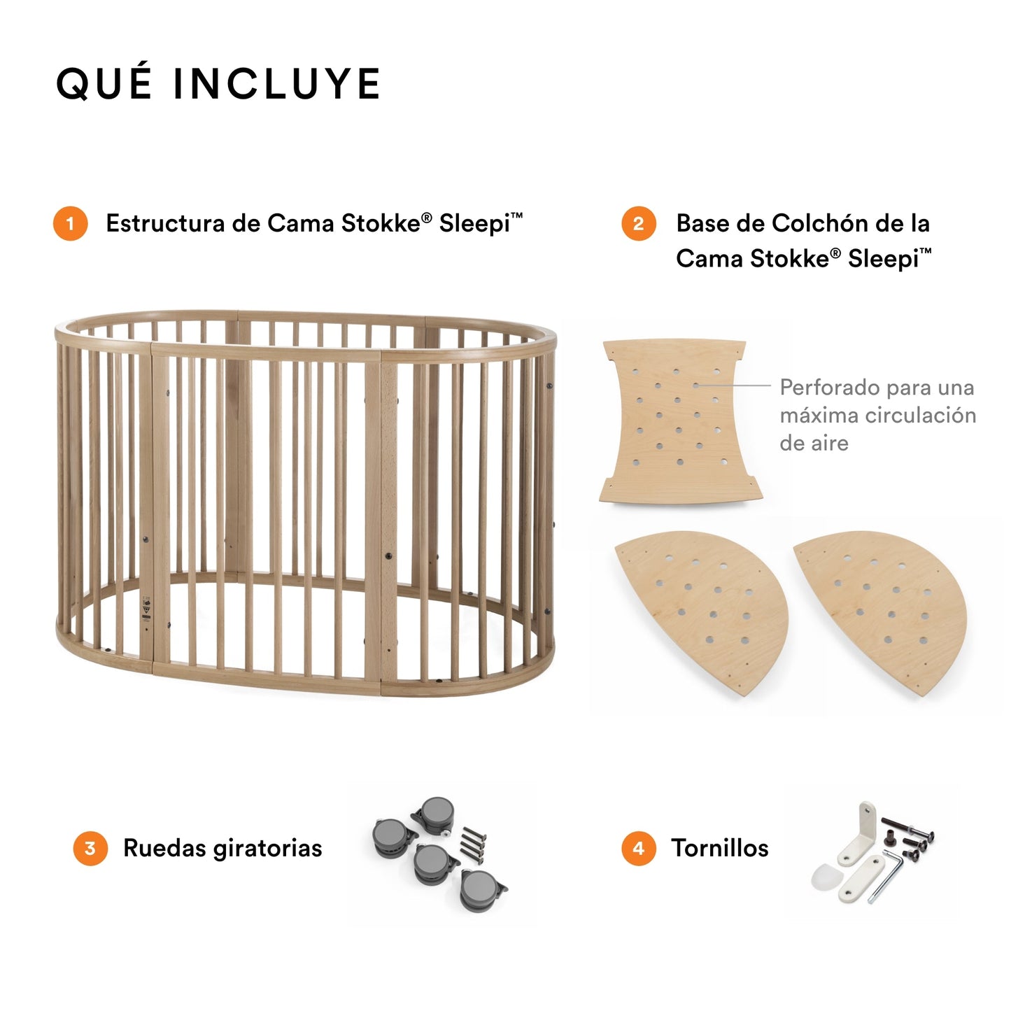 Cuna Sleepi™ - Hazy Grey | Stokke