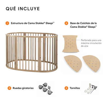 Cuna Sleepi™ - Hazy Grey | Stokke