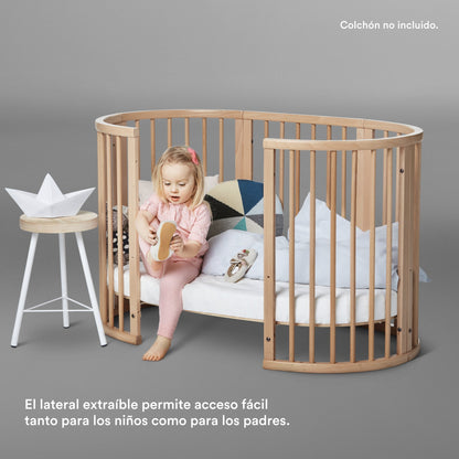Cuna Sleepi™ + Colchón Sleepi™ - Hazy Grey | Stokke