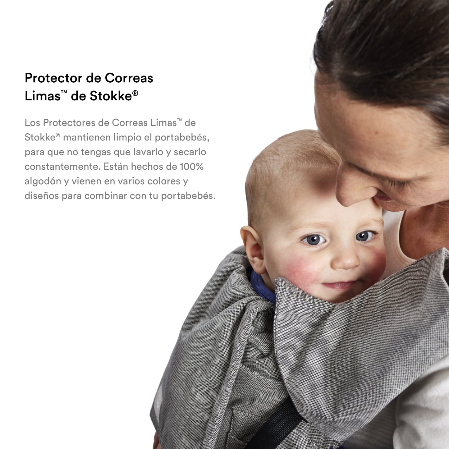 Protectores de Correas para Portabebés Limas™ -  Gris Melange | Stokke