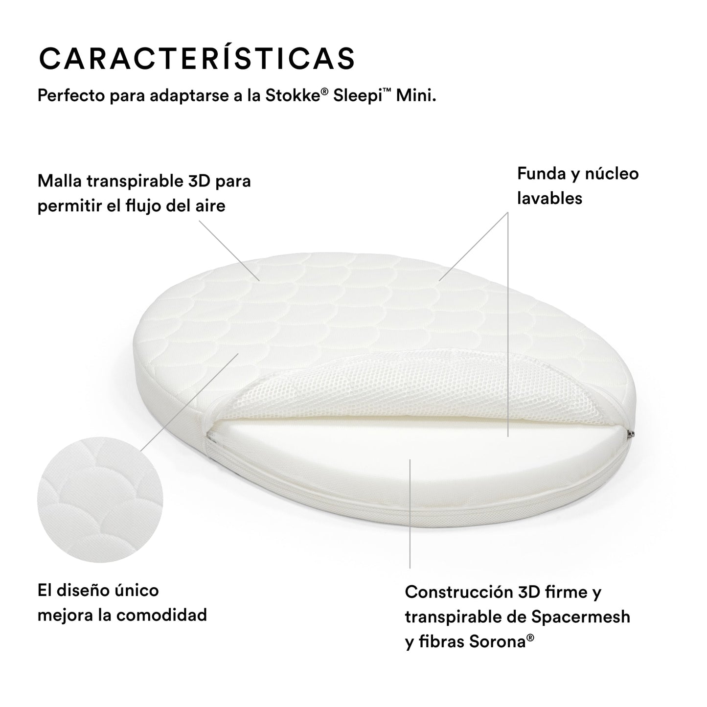 Colchón para Cuna Sleepi™ Mini | Stokke