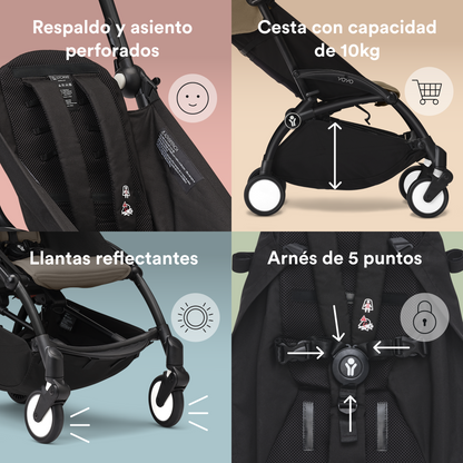 Chasis de Coche Ultracompacto Stokke® YOYO³ - Negroᵘˢ | YOYO by Stokke