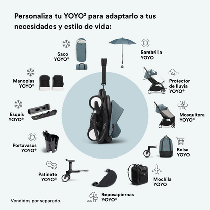 Asiento 6+ para Coche Ultracompacto Stokke® YOYO³ - Aquaᵘˢ | YOYO by Stokke