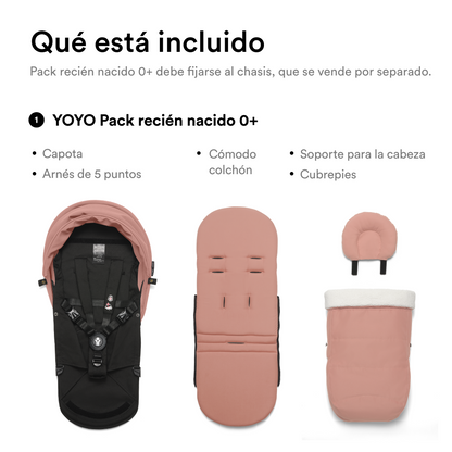 Pack Recién Nacido 0+ para Coche Ultracompacto Stokke® YOYO³ - Ginger