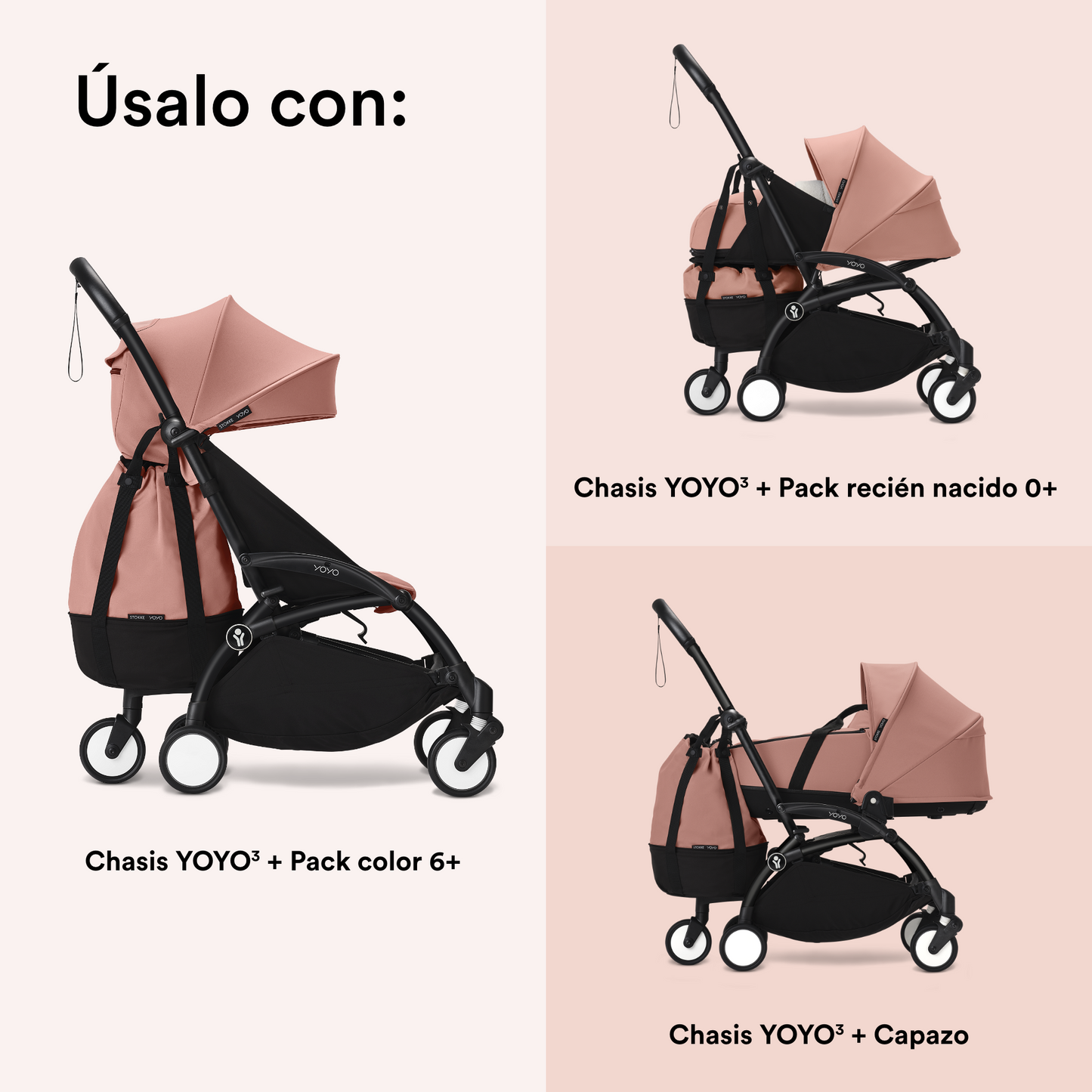 Bolso para Coche Ultracompacto Stokke® YOYO² - Ginger | YOYO
