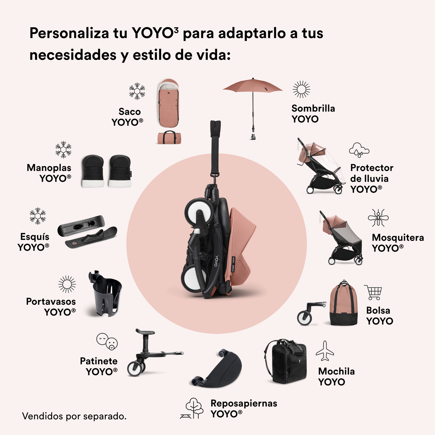 Asiento 6+ para Coche Ultracompacto Stokke® YOYO³ - Gingerᵘˢ | YOYO by Stokke