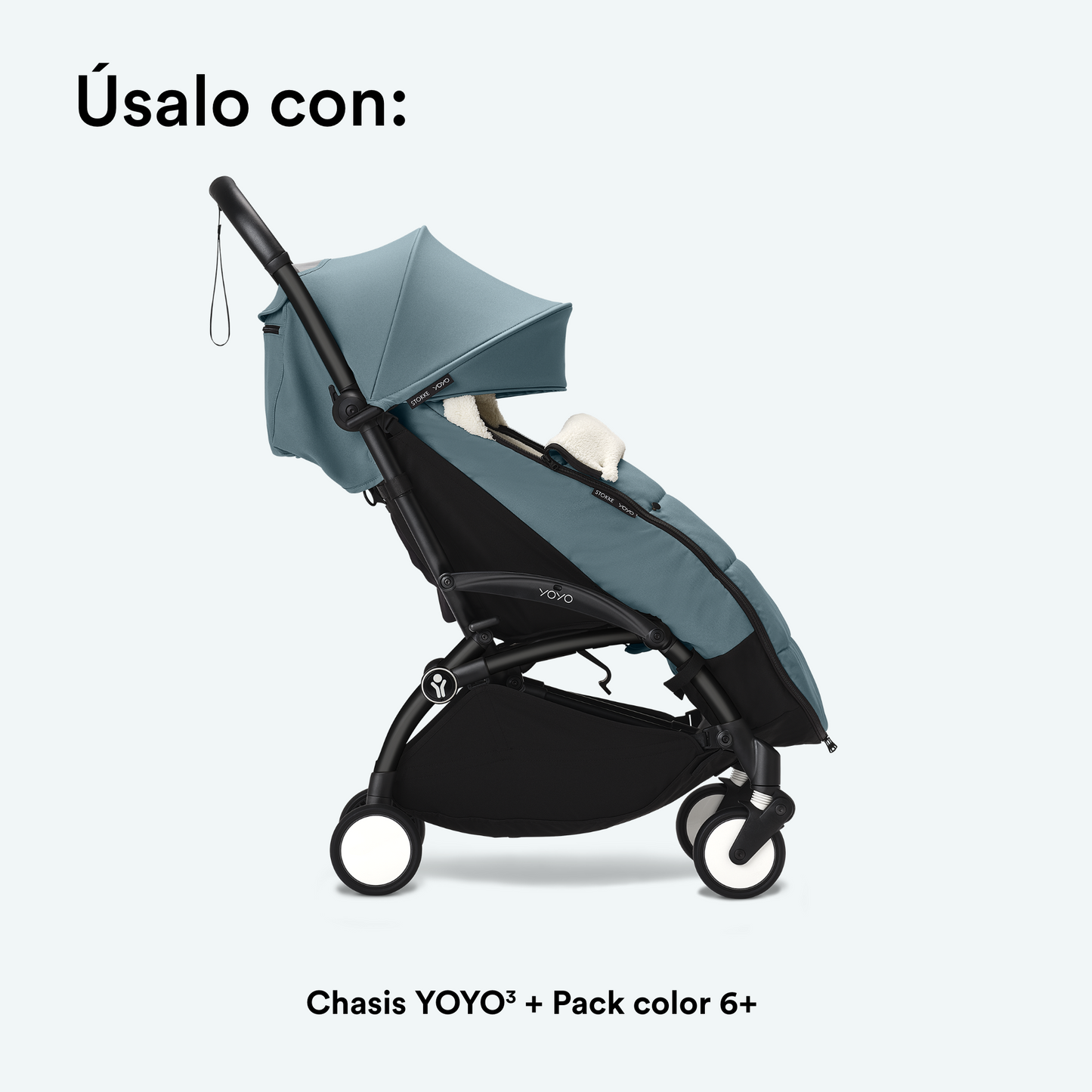 Saco de Invierno para Coche Ultracompacto Stokke® YOYO² - Aqua | YOYO