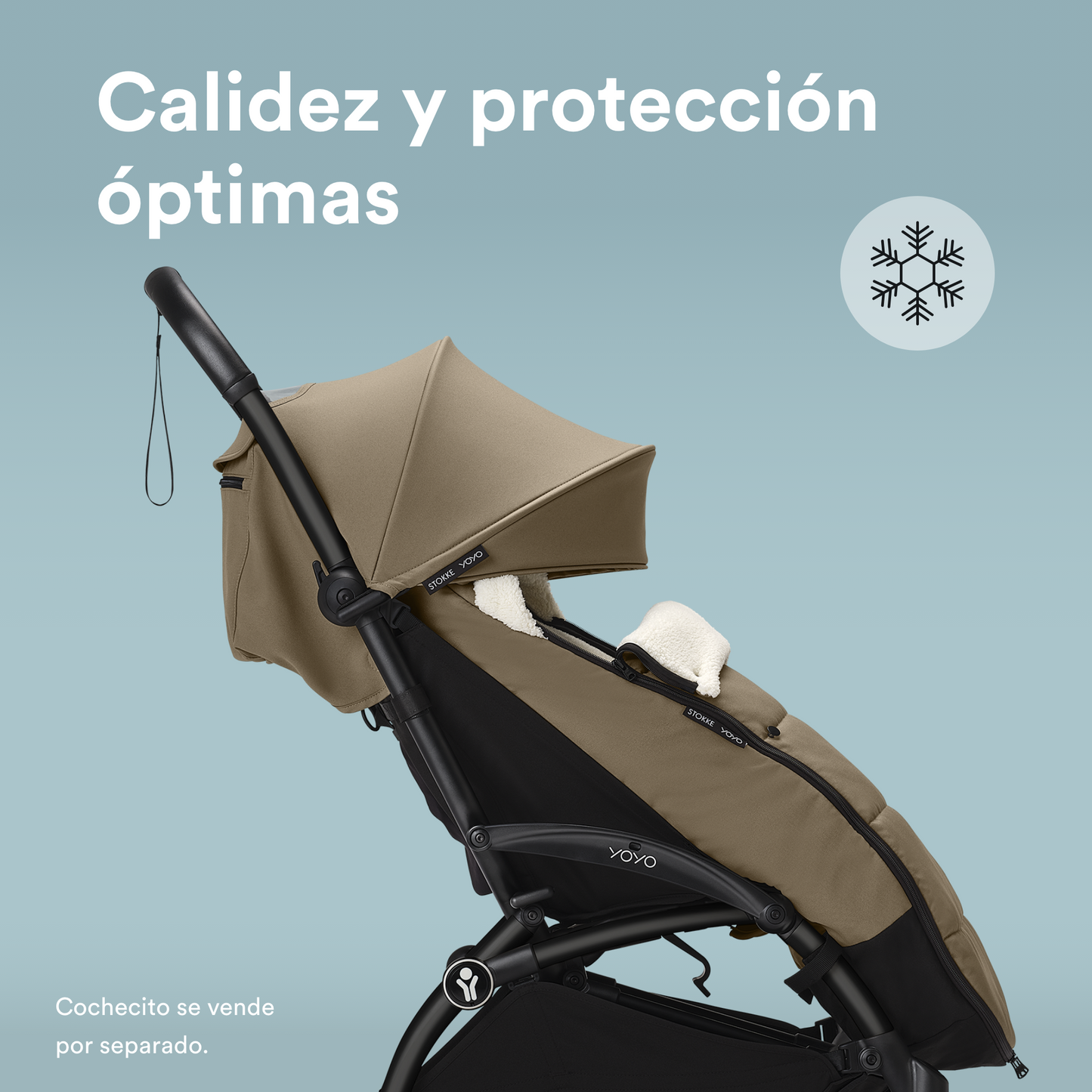Saco de Invierno para Coche Ultracompacto Stokke® YOYO³ - Taupe | YOYO by Stokke
