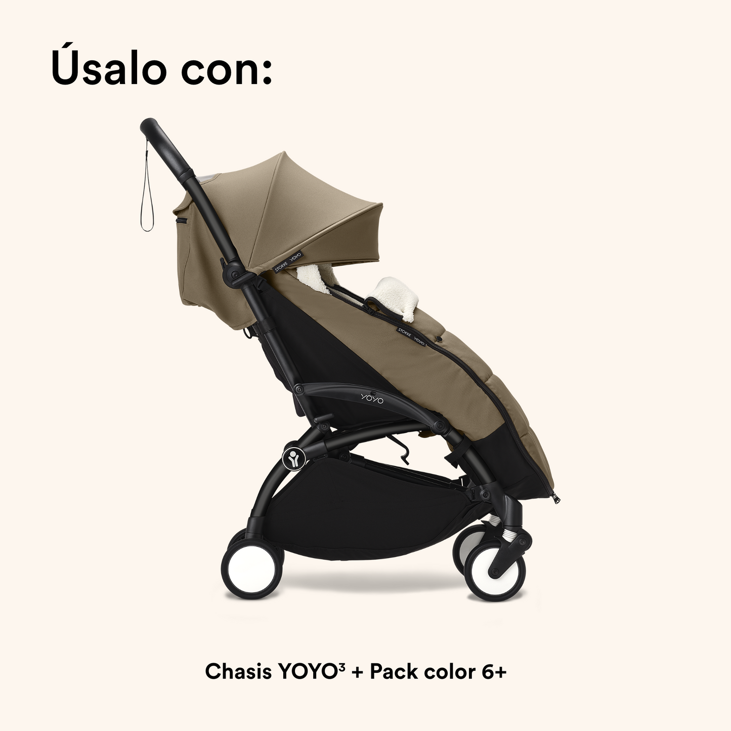 Saco de Invierno para Coche Ultracompacto Stokke® YOYO³ - Taupe | YOYO by Stokke